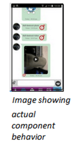 Image showing actual component behavior